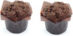 Маффин АШАН шоколадный с абрикосовой начинкой, 2х110 г