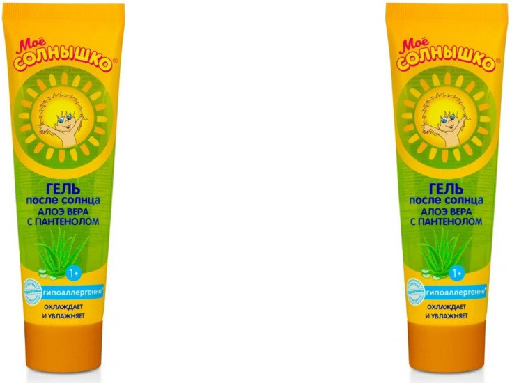 Гель детский после солнца, Мое солнышко 75 мл., пластиковая туба