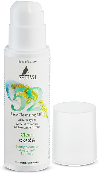 Sativa Молочко для лица Очищающее №52 для всех типов кожи 150 мл