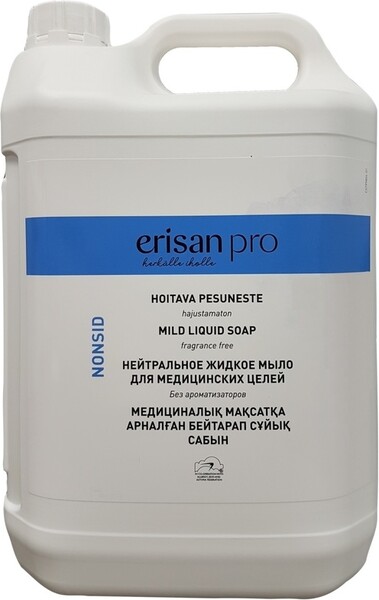 Мыло жидкое Kiilto/Erisan Pro Nonsid Soft гипоаллергенное 5 л