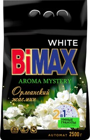 Стиральный порошок BIMAX White Automat Орлеанский жасмин, 2,5кг Россия, 2500 г