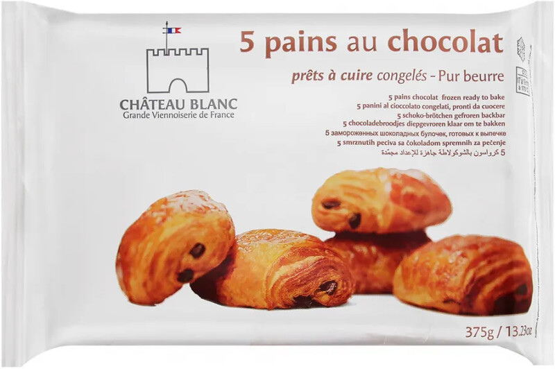 Булочка Chateau Blanc SAS Французская с шоколадом замороженная 325 г