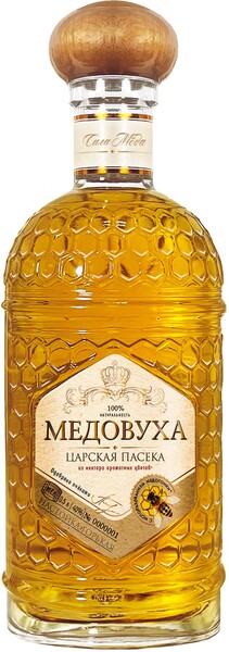 Настойка горькая МЕДОВУХА ЦАРСКАЯ ПАСЕКА 40% 0,5Л