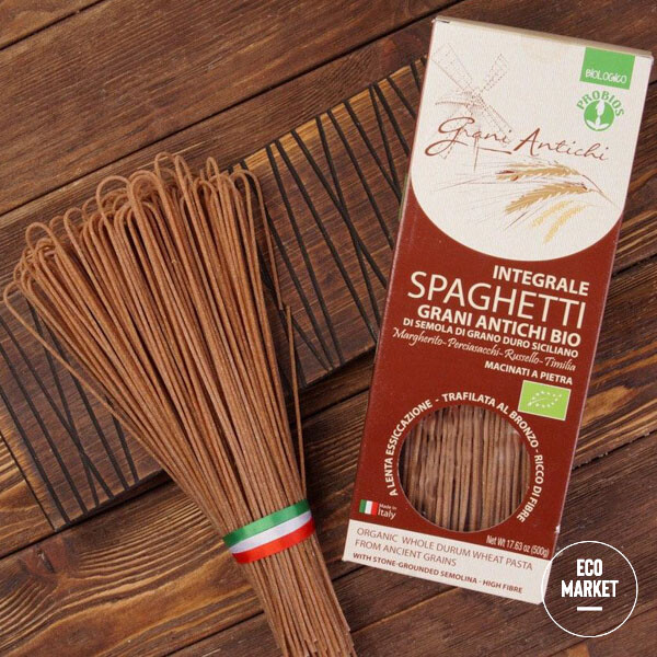 Макаронные изделия Спагетти из непросеянной муки, Probios - 500 г