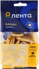 Цукаты из банана ЛЕНТА, 100г