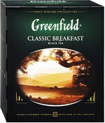 Чай Greenfield Classic Breakfast, черный, 100пак*2г