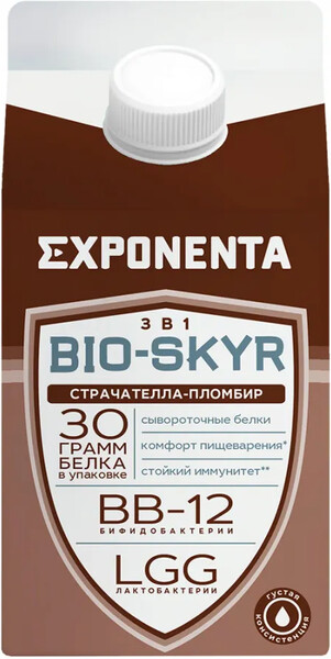 Напиток Exponenta Bio-Skyr 3 в 1 страчателла-пломбир