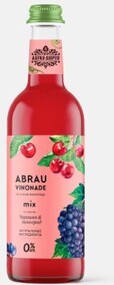 Напиток Абрау-Дюрсо Abrau Vinonade безалкогольный, сильногазированный, черешня и виноград, 375 мл