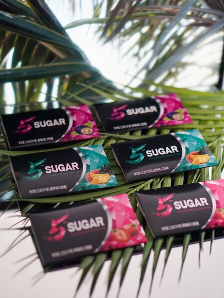 MOREMANGO / Набор жевательной резинки 5 Five! Sugar клубника, черника, ананас / Набор жвачки ассорти 6 шт