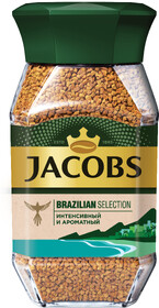 Кофе растворимый Jacobs Brazilian selection, 95 г