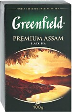 Чай Greenfield Premium Assam черный индийский байховый 100г