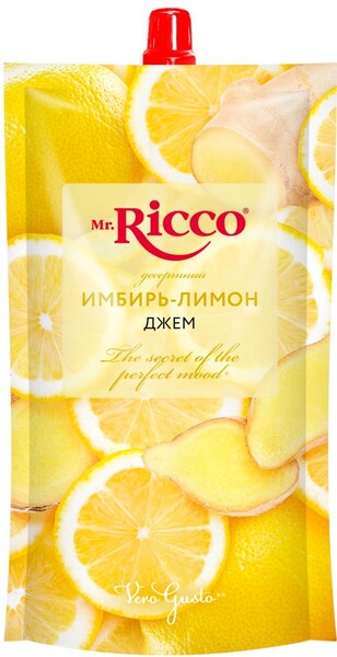 Джем MR.RICCO Имбирь-лимон, 300г Россия, 300 г