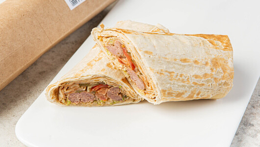 Кебаб из говядины в лаваше