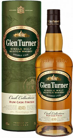 Виски Glen Turner Rum Cask Finish Single Malt Scotch Whisky (gift box) 0.7л