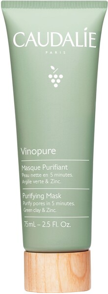 Caudalie Маска для лица очищающая и матирующая для комбинированной кожи Vinopure, 75мл