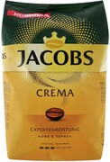 Кофе Jacobs Crema натуральный жареный в зернах, 1000г