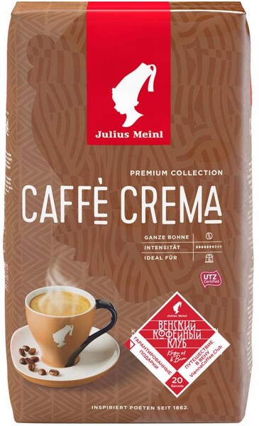 Кофе Julius Meinl Кафе Крема Премиум коллекция в зернах 1кг