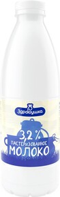 Молоко Здравушка 3.2% 930мл