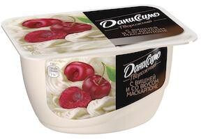 Десерт Даниссимо, творожный Вишня и маскарпоне 5,6%, 130 гр., пластиковый стакан