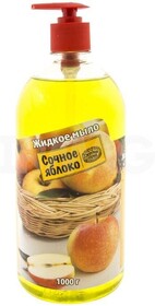 Мыло жидкое Особая Серия Сочное яблоко, 1 л., пластиковый флакон с дозатором