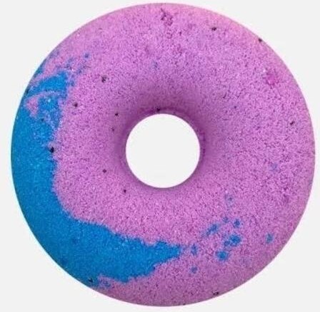 Гейзер для ванны чернично-малиновый пончик, Кафе Красоты, 140 гр., пакет