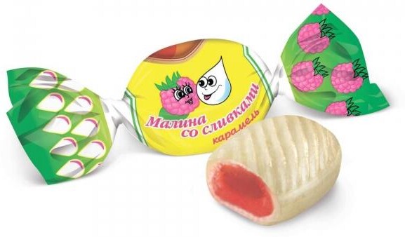 Карамель Бабаевский Клубника со сливками, вес