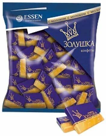 Конфеты Essen, Золушка желейная масса, со сливочным вкусом, 200 гр., пакет