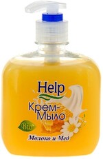 Крем-мыло Help Молоко мёд Жидкое