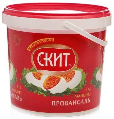 Майонез СКИТ Провансаль 67%, 10 кг., ПЭТ ведро