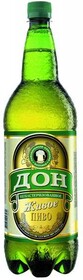 Пиво Дон Живое светлое 4%, 1.25л