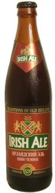 Пиво темное фильтрованное непастеризованное Бочкари Irish Ale 6,5%, 500 мл., стекло