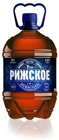 Пиво премиальное Рижское 4.9%, 1,5 л., ПЭТ