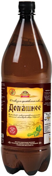 Пиво Частная пивоварня Афанасий Домашнее из погребка, 2 л., ПЭТ