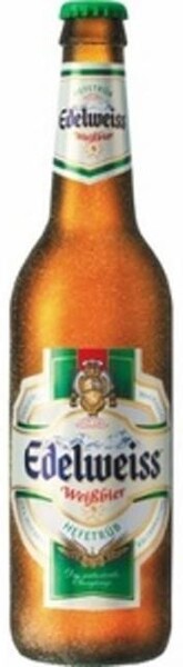 Пиво светлое EDELWEISS Пшеничное нефильтрованное, 5,2-5,5%, 0.45л Россия, 0.45 L