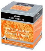 Чай Dilmah зеленый Апельсин пакетированный, 40 гр., картон