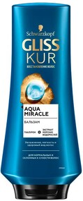 Бальзам д/волос Gliss Kur Aqua Miracle 360мл