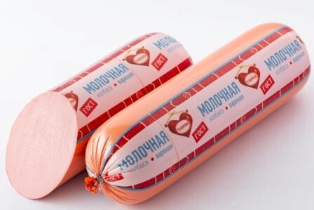 Колбаса Таврия Молочная 80 ГОСТ вареная, 1 кг., термоформер, газ