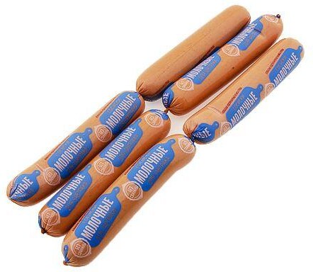 Сосиски Молочные для Завтрака из Птицы 400 гр Стародворье