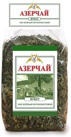 Чай зеленый Азерчай Buket , 100 гр., пластиковый пакет