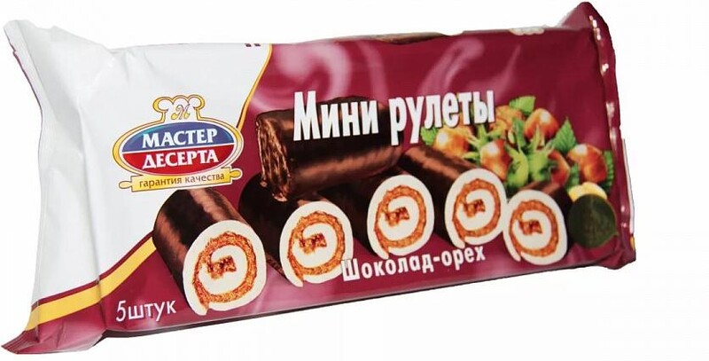 Мини-рулет Мастер десерта шоколад 175 гр Раменский КК