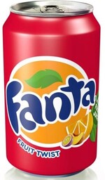 Напиток газированный Fanta Fruit Twist 0.33л, Великобритания