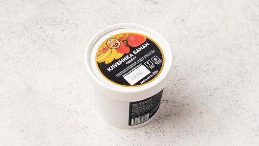 Сорбет клубника-банан