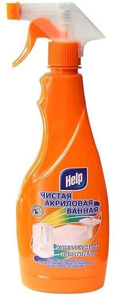 Чистящее средство Help Чистая акриловая ванная, 500 гр., ПЭТ