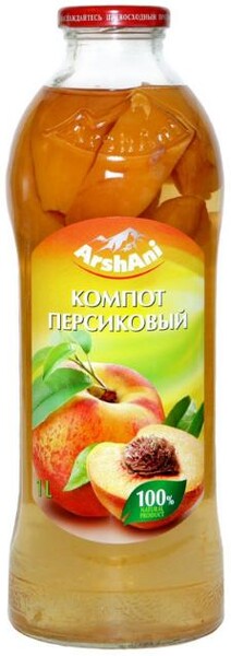 Компот ArshAni Персиковый, 1 л., стекло