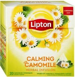 Напиток травяной Lipton Calming camomile с ромашкой и мятой, 20 пакетиков