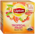 Чай Lipton Tropical Fruit Tea 20 пакетиков - пирамидок по 1,8г
