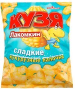 Кукурузные палочки Кузя Лакомкин сладкие, 38 гр., флоу-пак