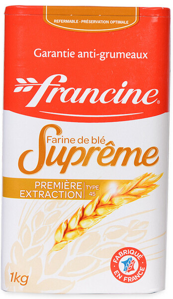 Мука пшеничная высший сорт Francine 1 кг, Франция