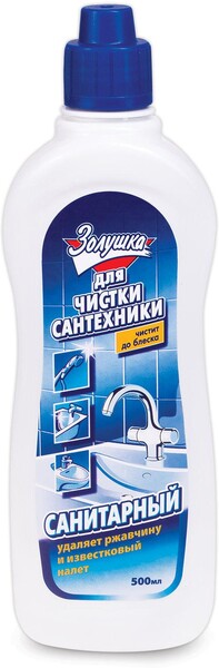 Гель Золушка Санитарный для чистки сантехники, 500 мл