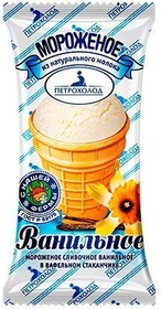 Мороженое Петрохолод ванильное в стаканчике 70г